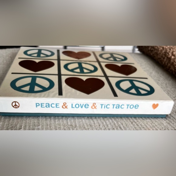 Jonathan Adler Peace & Love Tic Tac Toe Board Game - Picture 3 of 5